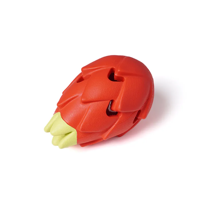 Dragon fruit like leaky food dog toy