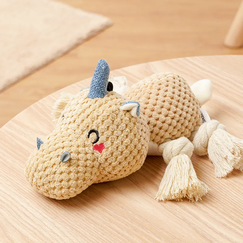 Cute unicorn dog plush toy