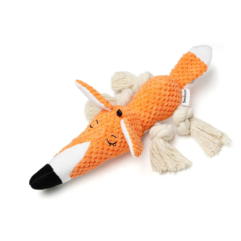 Fox plush pet toy
